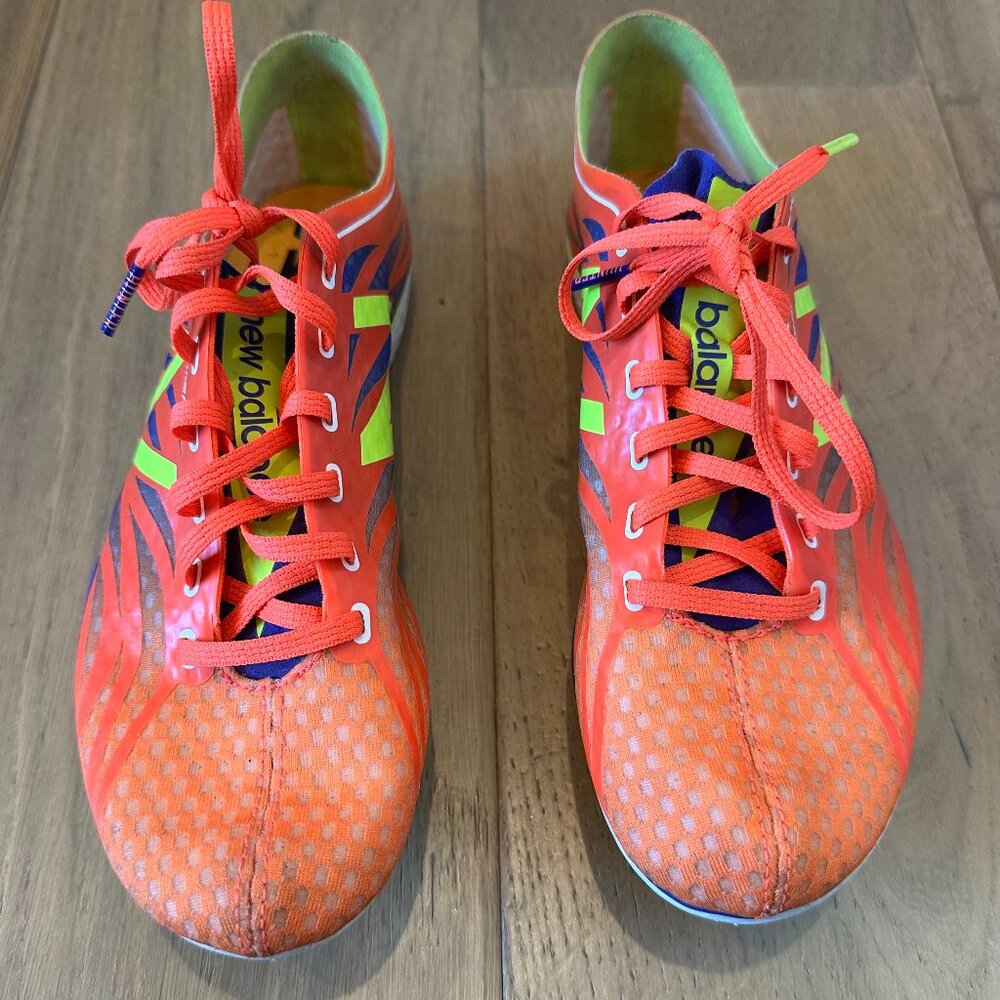 New Balance LD5000 Fantom Fit Track Shoes Orange/Neon Green Unisex Size 6.5